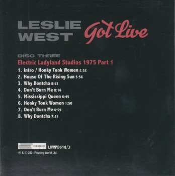 4CD/Caja Leslie West: Got Live