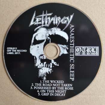 CD Lethargy: Anaesthetic Sleep