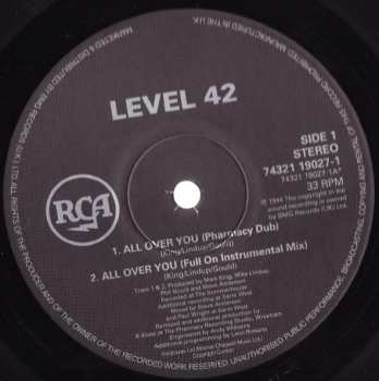 LP Level 42: Forever Now / All Over You