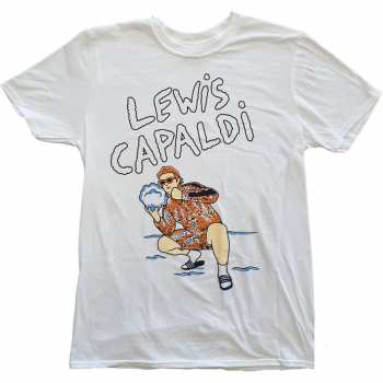 Merch Lewis Capaldi: Camiseta Snow Leopard 