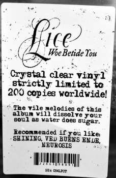 LP Lice: Woe Betide You LTD | CLR