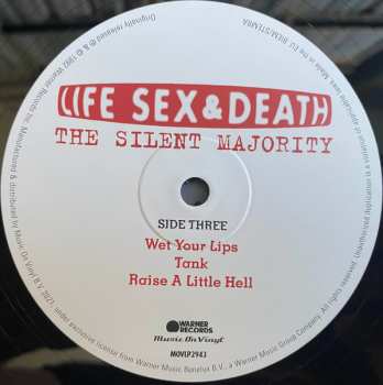 2LP Life Sex & Death: The Silent Majority