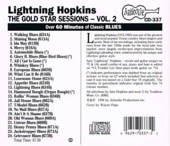 CD Lightnin' Hopkins: The Gold Star Sessions Vol. 2