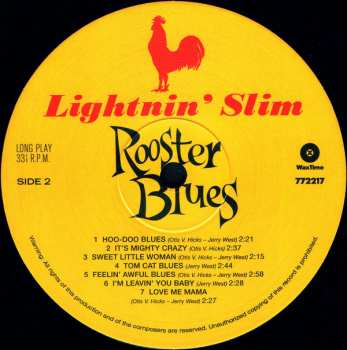 LP Lightning Slim: Rooster Blues LTD