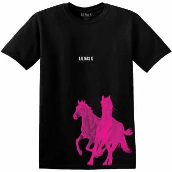 Merch Lil Nas X: Camiseta Pink Horses 