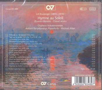 CD Lili Boulanger: Hymne au Soleil (Oeuvres Chorales - Choral Works)