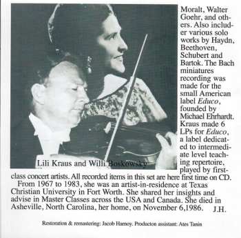 CD Lili Kraus: Legendary Treasures