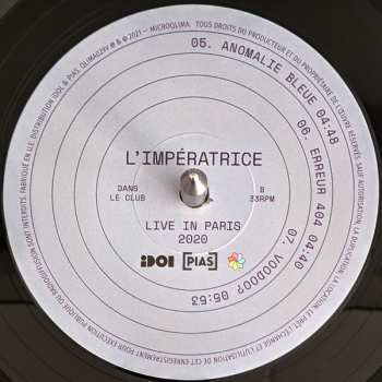 2LP L'Impératrice: Live À Paris 2020