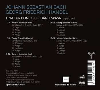 CD Lina Tur Bonet: Bach • Händel, An Imaginary Meeting