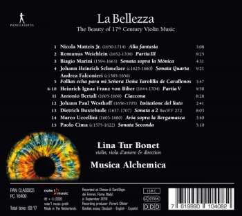 CD Lina Tur Bonet: La bellezza: The Beauty of 17th Century Violin Music 
