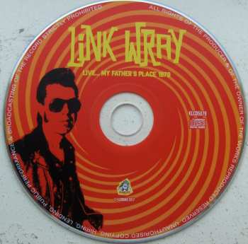 CD Link Wray: Live...My Father's Place 1979