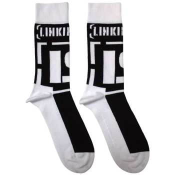 Mercancía Linkin Park: Linkin Park Unisex Ankle Socks: Brackets Logo (black) (uk Size 4 - 7) 36 - 42