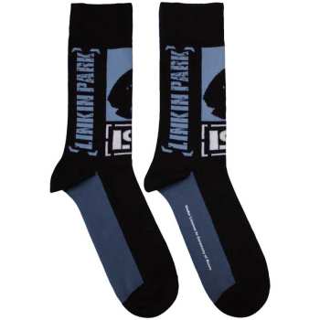 Mercancía Linkin Park: Linkin Park Unisex Ankle Socks: Crouching (black) (uk Size 4 - 7) 36 - 42
