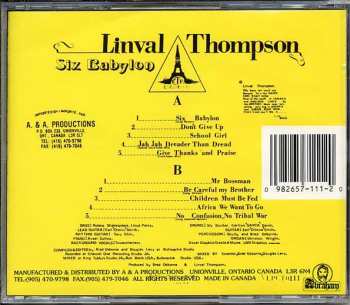 CD Linval Thompson: Six Babylon