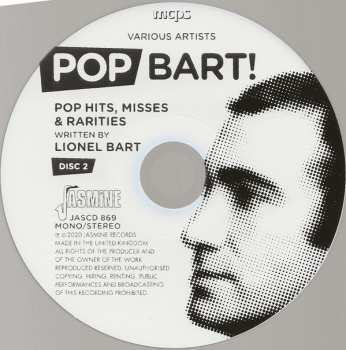 2CD Lionel Bart: Pop Bart! (Pop Hits, Misses & Rarities)