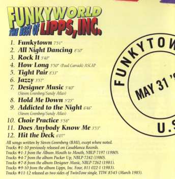 CD Lipps, Inc.: Funkyworld: The Best Of Lipps, Inc.