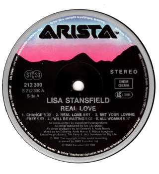 LP Lisa Stansfield: Real Love