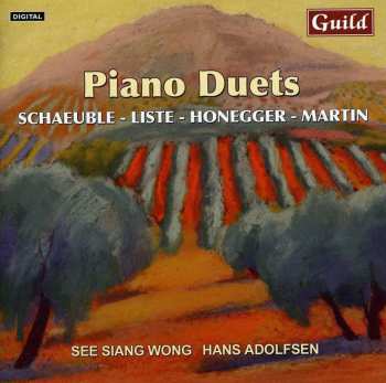 CD List / Honegger / Schaeuble / Wong / Adolfsen: Piano Duets By List Honegger Schaeuble