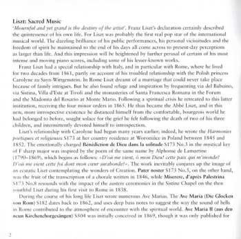 2CD Franz Liszt: Angelus: Sacred Piano Music