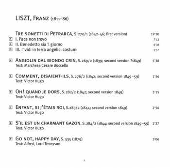 SACD Franz Liszt: 15 Songs