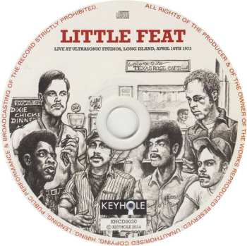 CD Little Feat: Live At Ultrasonic Studios, Long Island, April 10th 1973