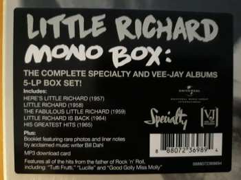 5LP/Caja Little Richard: Mono Box: The Complete Specialty and Vee-Jay Albums