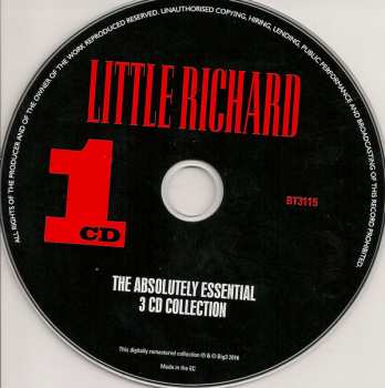 3CD Little Richard: The Absolutely Essential 3 CD Collection