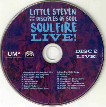 3CD Little Steven And The Disciples Of Soul: Soulfire Live!