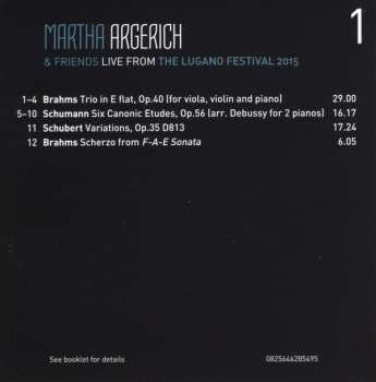 3CD/Caja Martha Argerich And Friends: Live From Lugano 2015