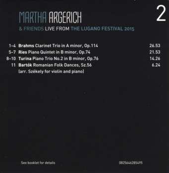3CD/Caja Martha Argerich And Friends: Live From Lugano 2015