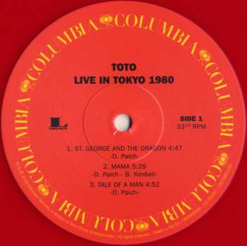 LP Toto: Live In Tokyo LTD | CLR