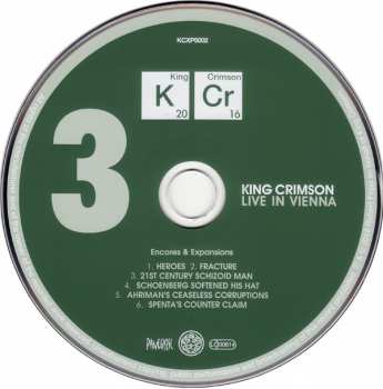 3CD King Crimson: Live In Vienna