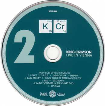 3CD King Crimson: Live In Vienna