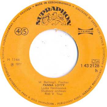 SP Ljuba Hermanová: Já Mám Ráda Políra / Panna Lotty