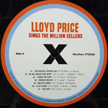 LP Lloyd Price: Sings The Million Sellers