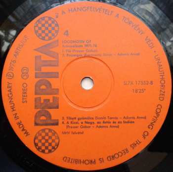 2LP Locomotiv GT: Aranyalbum 1971-76