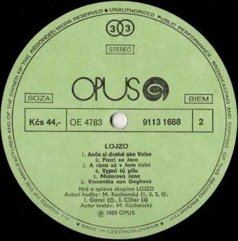 LP Lojzo: Lojzo