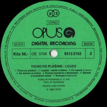 LP Lojzo: Ticho Po Plešine