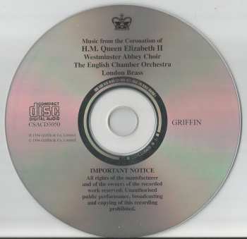CD English Chamber Orchestra: Music from The Coronation Of Her Majesty Queen Elizabeth II
