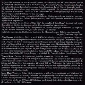 CD London Jewish Male Choir: S'u Sh'orim