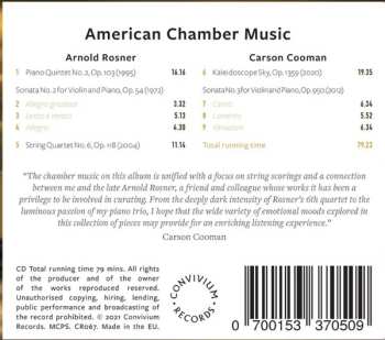 CD Carson Cooman: Kaleidoscope Sky