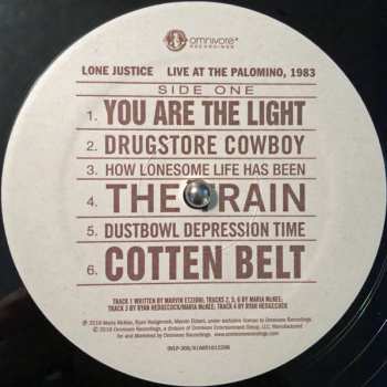 LP Lone Justice: Live At The Palomino, 1983