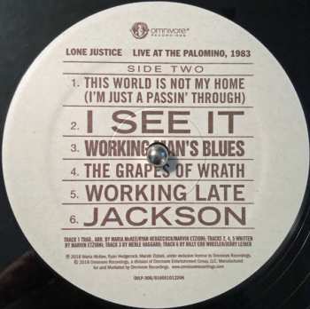 LP Lone Justice: Live At The Palomino, 1983