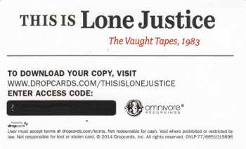 LP Lone Justice: This Is Lone Justice: The Vaught Tapes, 1983 LTD