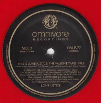 LP Lone Justice: This Is Lone Justice: The Vaught Tapes, 1983 LTD
