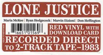 LP Lone Justice: This Is Lone Justice: The Vaught Tapes, 1983 LTD