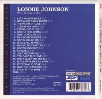 CD Lonnie Johnson: Why Should I Cry
