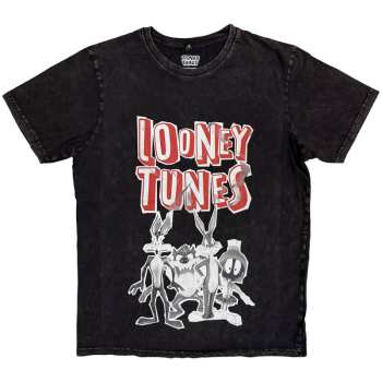 Merch Looney Tunes: Stone Wash Camiseta Characters Black & White