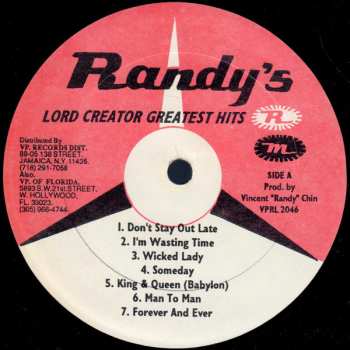 LP Lord Creator: Don't Stay Out Late: Greatest Hits