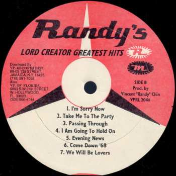 LP Lord Creator: Don't Stay Out Late: Greatest Hits